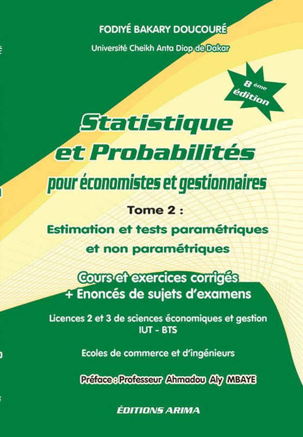 Couverture de l’ouvrage Statistique et probabilités pour économistes et gestionnaires