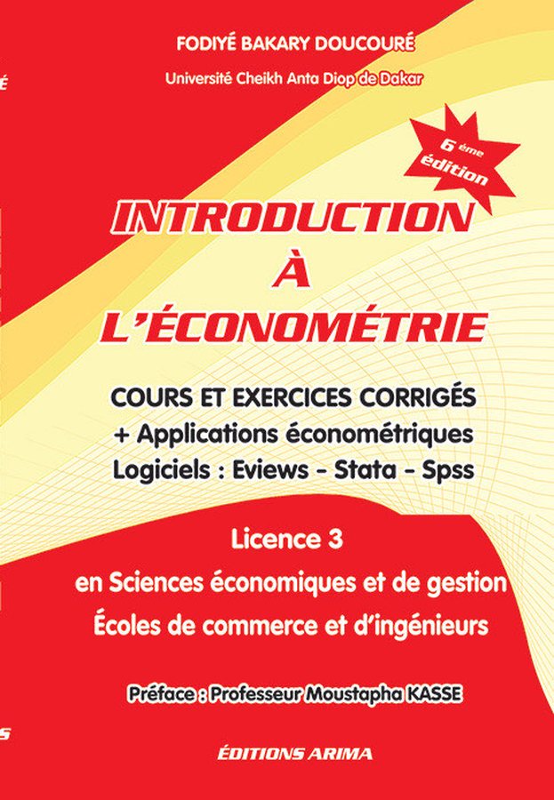 Couverture de l’ouvrage Introduction à l’économétrie